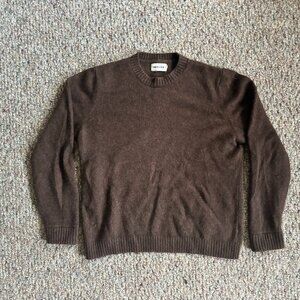 Taylor Stitch The lodge Sweater in Heather Dark Burgundy